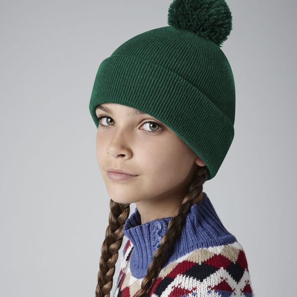 Beechfield Junior original pom pom beanie B426B Junior original pom pom beanie Thumbnail