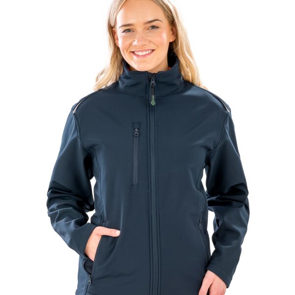 Result Genuine Recycled Result Genuine Recycled Ladies Three Layer Printable Soft Shell Jacket RS900F Result Genuine Recycled Ladies Three Layer Printable Soft Shell Jacket Thumbnail