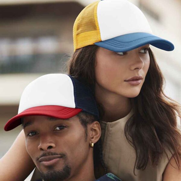 Beechfield Beechfield Retro 5 Panel Trucker Cap BB639 Beechfield Retro 5 Panel Trucker Cap Thumbnail