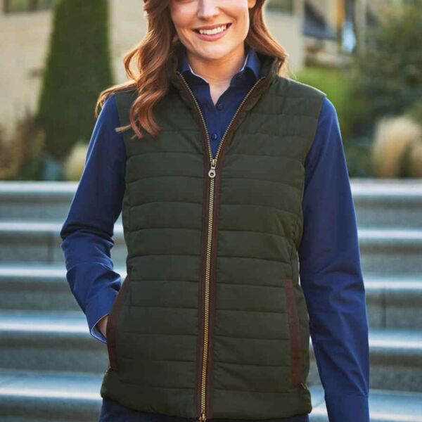 Brook Taverner Brook Taverner Ladies Madison Quilted Gilet BK529 Brook Taverner Ladies Madison Quilted Gilet Thumbnail