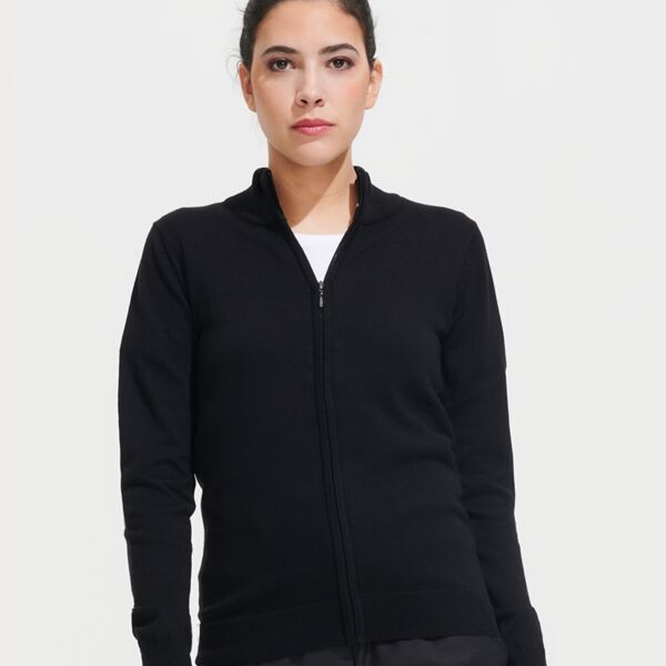 SOL'S SOL'S Ladies Gordon Full Zip Cotton Acrylic Cardigan 10550 SOL'S Ladies Gordon Full Zip Cotton Acrylic Cardigan Thumbnail