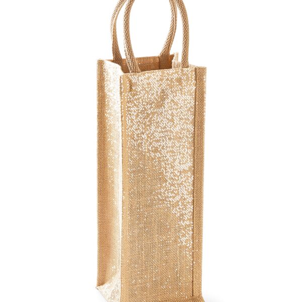 Westford Mill Westford Mill Shimmer Jute Bottle Bag W433 Westford Mill Shimmer Jute Bottle Bag Thumbnail