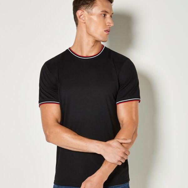 Kustom Kit Kustom Kit Fashion Fit Tipped T-Shirt K519 Kustom Kit Fashion Fit Tipped T-Shirt Thumbnail