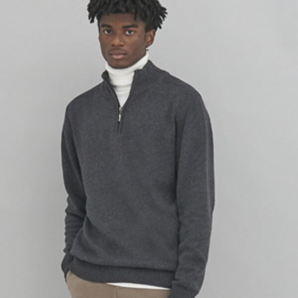 AWDis Ecologie Ecologie Unisex Wakhan Zip Neck Sustainable Sweater EA061 Ecologie Unisex Wakhan Zip Neck Sustainable Sweater Thumbnail