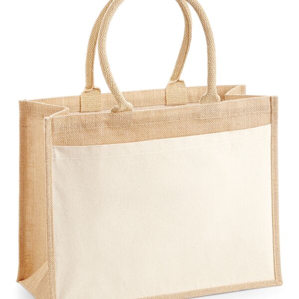 Westford Mill Westford Mill Pocket Jute Shopper W427 Westford Mill Pocket Jute Shopper Thumbnail