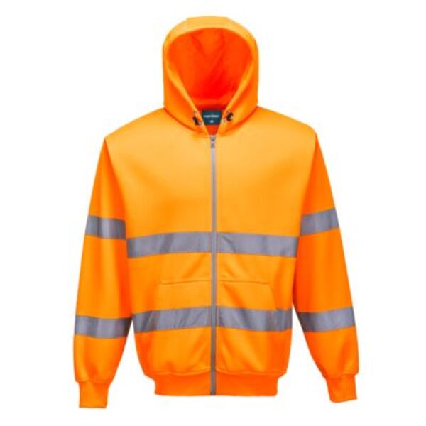 Hi-Vis Zipped Hoodie Thumbnail