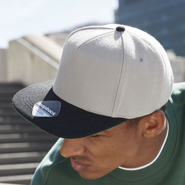 Beechfield Original Flat Peak Snapback Cap Thumbnail