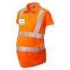 LOVACOTT Coolviz Ultra Women's Maternity Polo Shirt Thumbnail