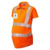 LOVACOTT Coolviz Ultra Women's Maternity Polo Shirt Thumbnail