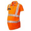 LOVACOTT Coolviz Ultra Women's Maternity Polo Shirt Thumbnail